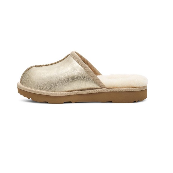 UGG Kids' Keegan Metallic UGGplush Faux Fur Lined Slipper - New In Box - Picture 5 of 16